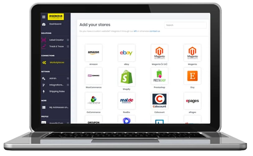 Asendia UK Shipping, Tracking & Customs Clearance Platforms