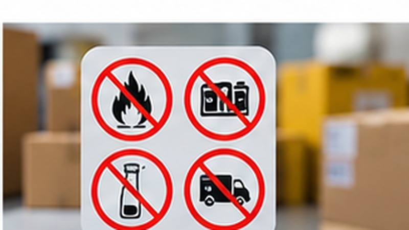 Restricted, prohibited and high-risk items