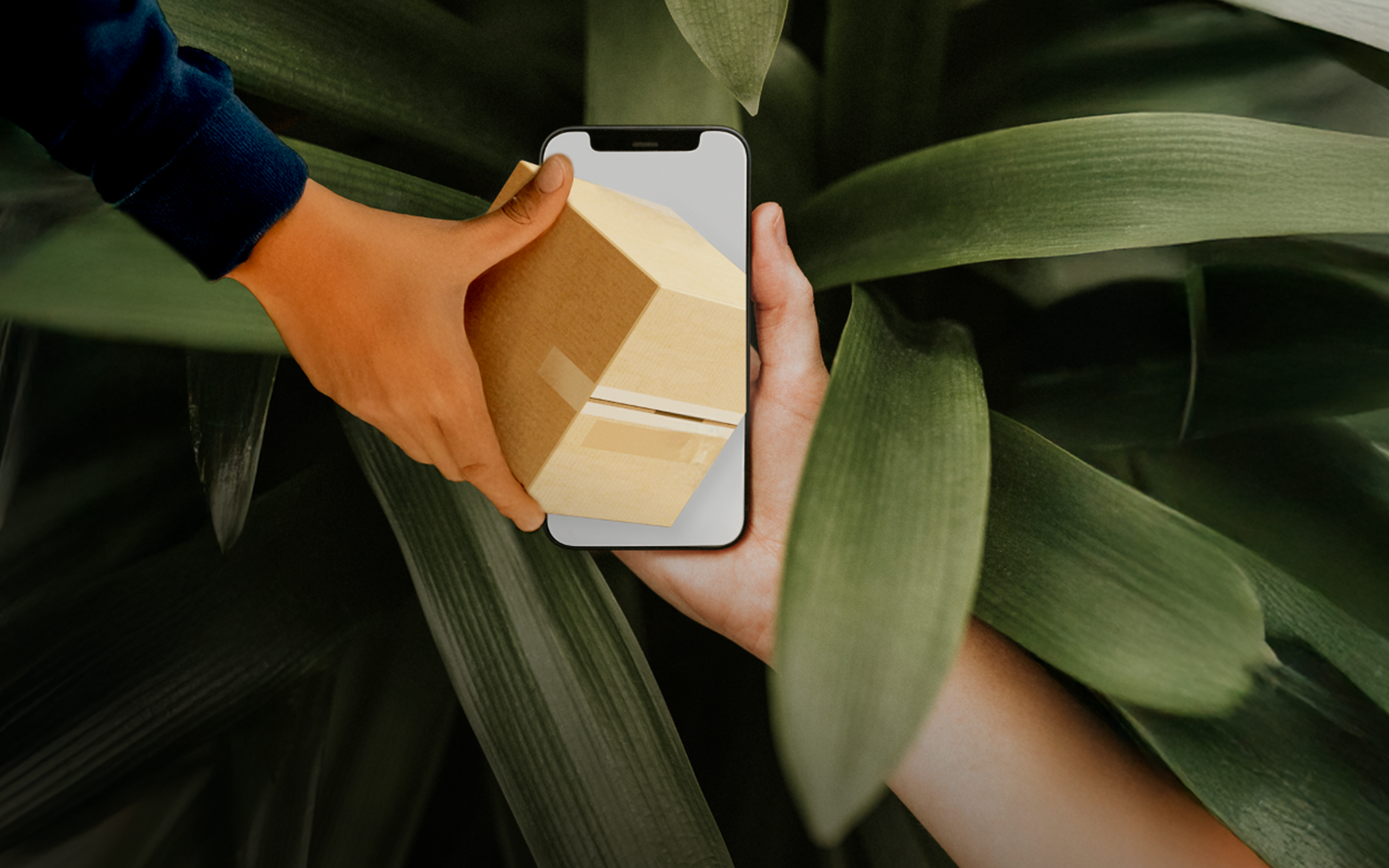 Sustainable logistics background